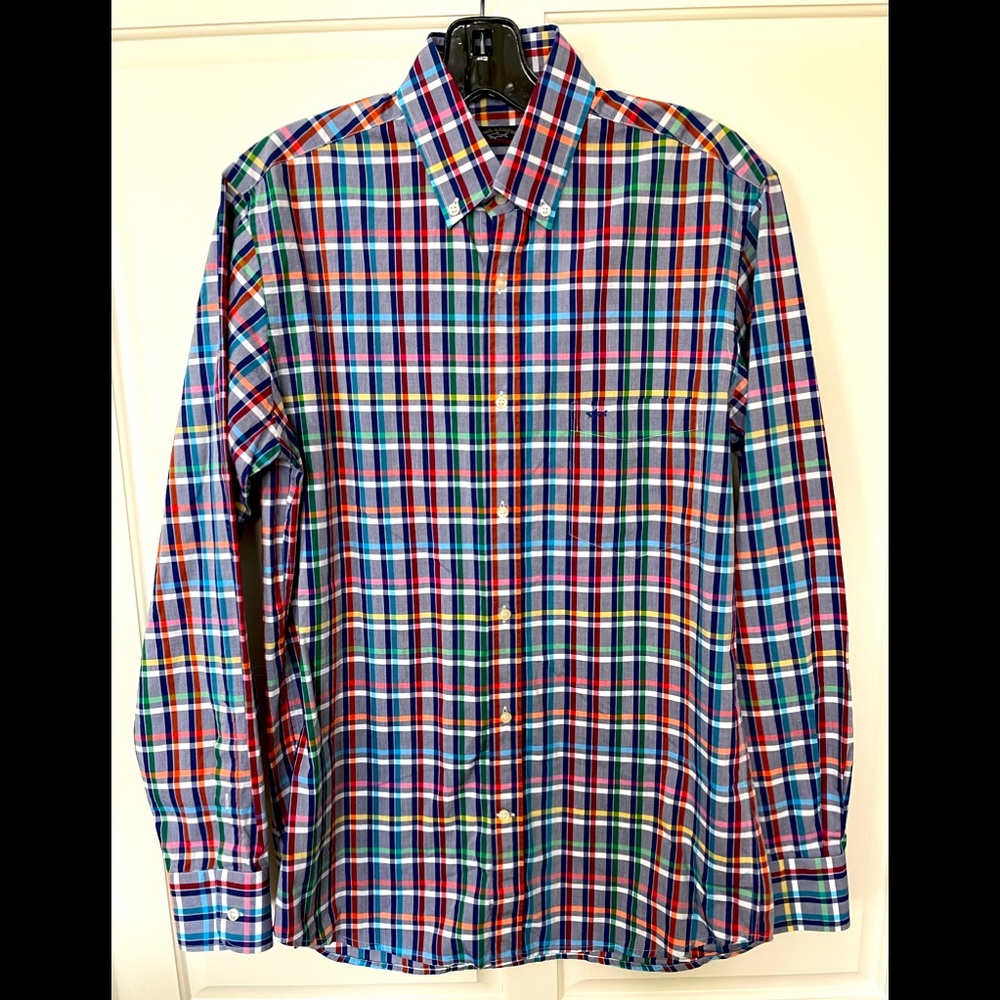 Paul & Shark check cotton shirt